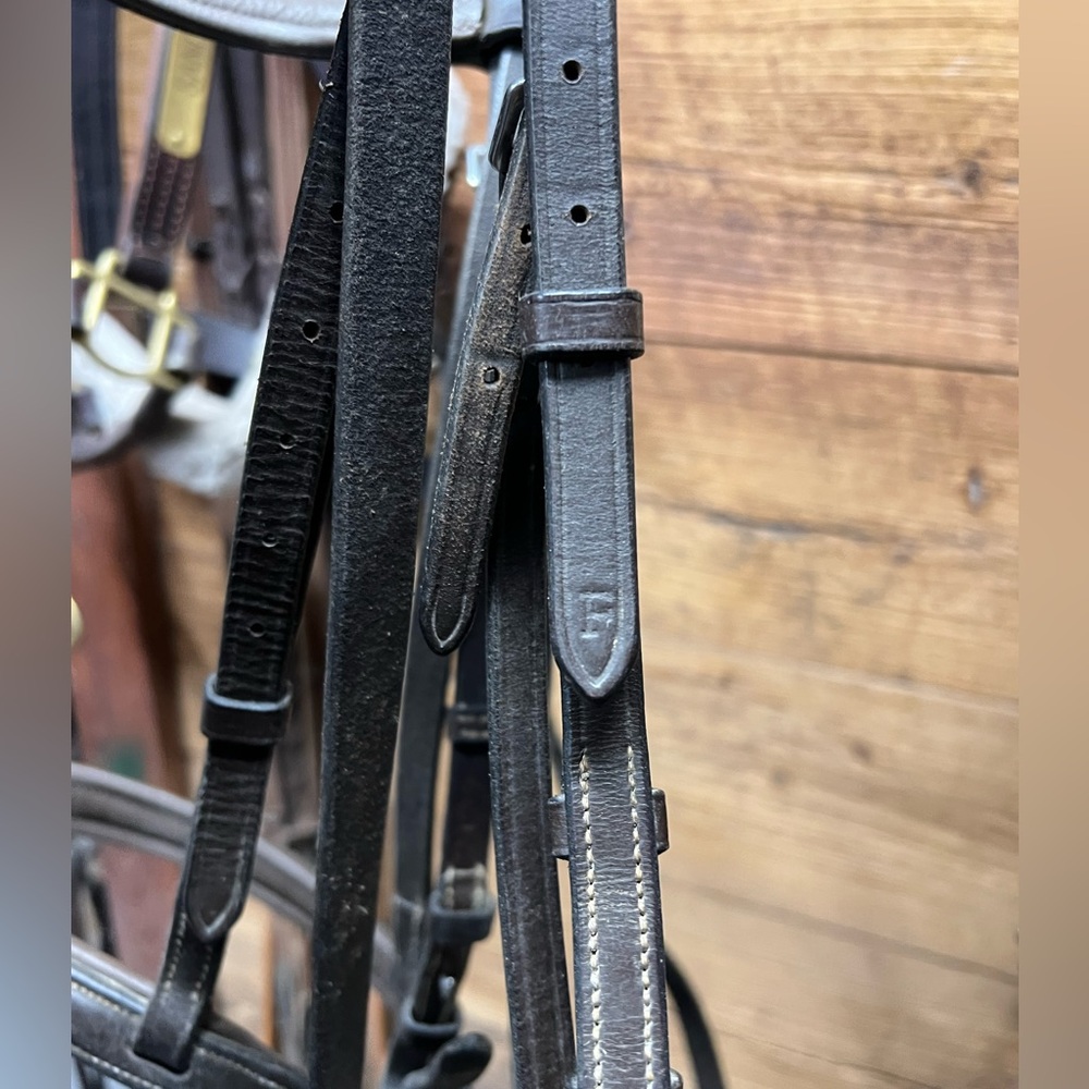Horse size Schooling bridle, with reins - Picture 3 of 4